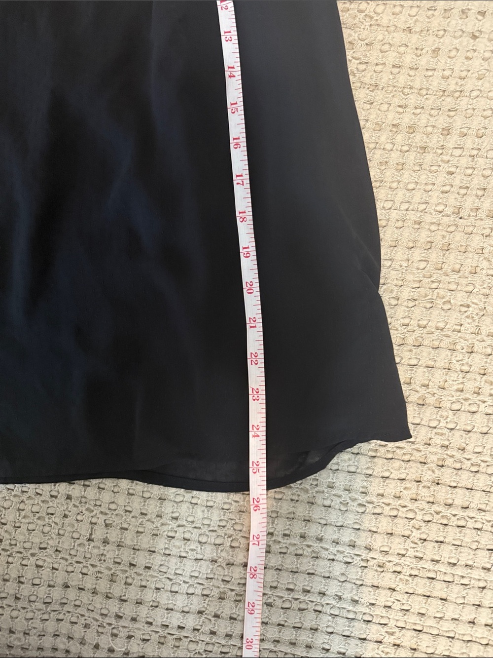 DR2 Black Sleeveless Tie-Neck Camisole with Pleated Trim - Picture 5 of 5